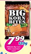 Willards Big Corn Bites-120g Each