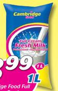 Cambridge Food Full Cream Fresh Milk Sachet-1Ltr