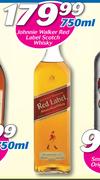 Johnnie Walker Red Label Scotch Whisky-750ml