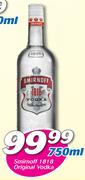 Smirnoff 1818 Original-750ml