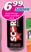 Score Energy Drink-500ml Each