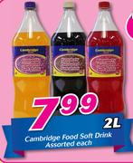 Cambridge Food Soft Drink-2Ltr Each