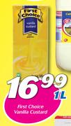 First Choice Vanilla Custard-1Ltr