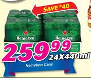 Heineken Cans-24x440ml