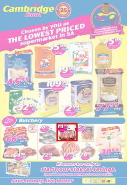 Cambridge Food : Zululand (9 Nov - 21 Nov 2017), page 1