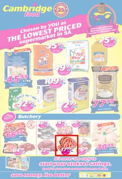 Cambridge Food : Zululand (9 Nov - 21 Nov 2017), page 1