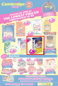 Cambridge Food : Zululand (9 Nov - 21 Nov 2017), page 1