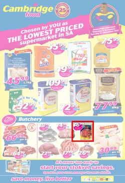 Cambridge Food : Zululand (9 Nov - 21 Nov 2017), page 1