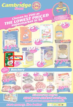 Cambridge Food : Zululand (9 Nov - 21 Nov 2017), page 1