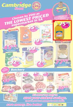 Cambridge Food : Zululand (9 Nov - 21 Nov 2017), page 1