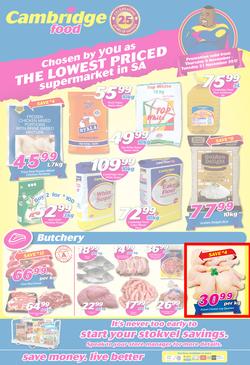 Cambridge Food : Zululand (9 Nov - 21 Nov 2017), page 1