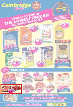 Cambridge Food : Zululand (9 Nov - 21 Nov 2017), page 1