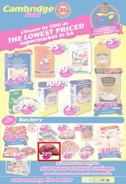 Cambridge Food : Zululand (9 Nov - 21 Nov 2017), page 1