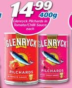 Glenryck Pilchards In Tomato/Chilli Sauce-400g Each