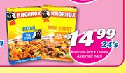 Knorrox Stock Cubes Assorted-24's Each