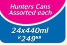 Hunters Cans Assorted-24 x 440ml