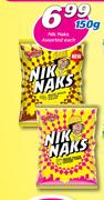 Nik Naks Assorted-150g Each