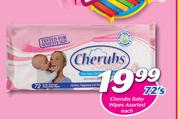 Cherubs Baby Wipes 72’s-Each