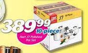 Hart J7 10-Piece Polished Pot Set