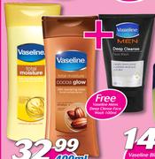 Vaseline Hand & Body Lotion-400ml Each