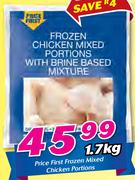 Price First Frozen Mixed Chicken Portions-1.7Kg
