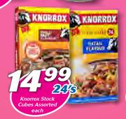 Knorrox Stock Cubes Assorted-24's Each