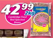 Cambridge Food Red Speckled Beans-2Kg