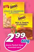 Imana Packet Soup Assorted-60g Each