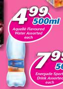 Aquelle Flavoured Water Assorted-500ml