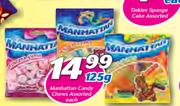 Manhattan Candy Chews Assorted-125g Each
