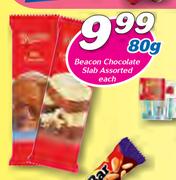 Beacon Chocolate Slab Assorted-80g Each
