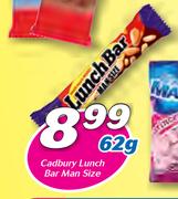 Cadbury Lunch Bar Man Size-62g