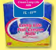 Cambridge Food Full Cream Long Life Milk-6 x 1Ltr