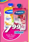 Purity Pouch Assorted-110ml Each