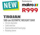 [MAKRO]-Trojan 180cm Olympic Weight Bar