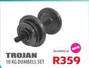 Trojan 10kg sale dumbbell set price