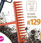 [GAME]- Garden Master 16 Tooth Steel Rake