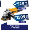 Ingco 750W Angle Grinder 31418/43426