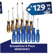 Ingco Screwdriver 6 Piece 48000/45431