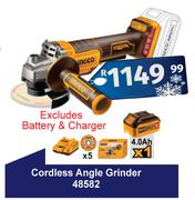 Ingco Cordless Angle Grinder 48582