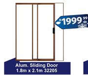 Alum.Sliding Door 1.8m x 2.1m 32205