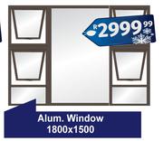 Alum Window 1800 x 1500