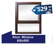 Alum Window 600 x 900