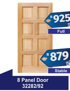 8 Panel Door Full 32282/92
