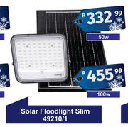 Solar Floodlight Slim 100W 49210/1