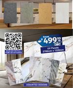 UV Panels 2700mm x 1220mm