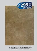 Calce Brown Matt 1600 x 800-Per Sqm