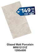 Glazed Matt Porcelain MR612131Z 1200 x 600-Per Sqm