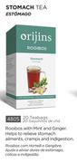 Orijins Rooibos Stomach Tea 20 Teabags 4805-Each