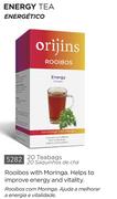 Orijins Rooibos Energy Tea 20 Teabags 5282-Each